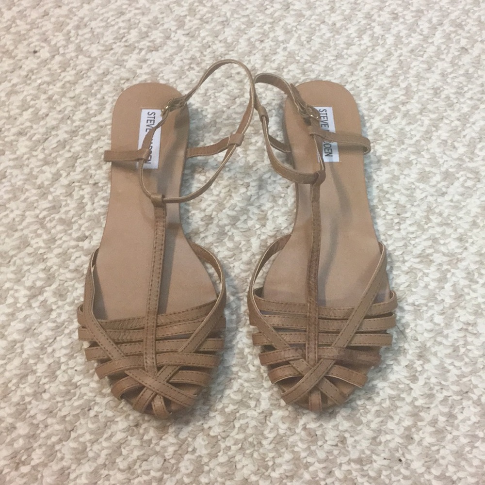 NWOT Steve Madden Basketweave Sandals